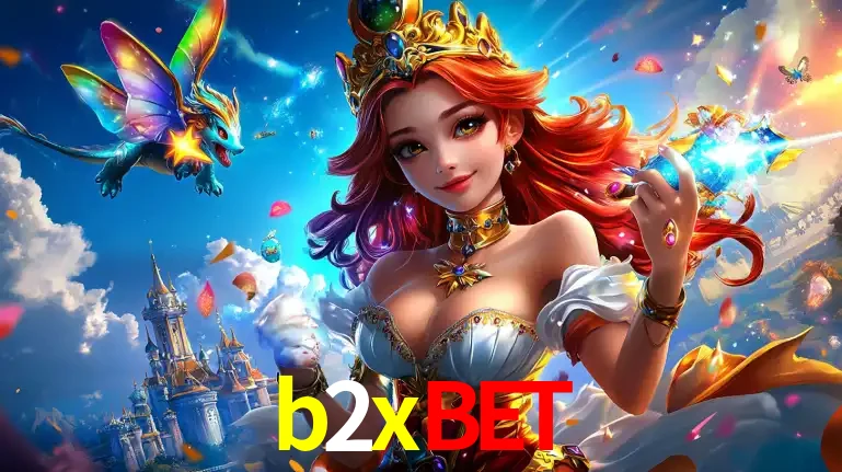 A princesa de um reino de fantasia mágico, com seu pequeno dragão, apresentando um mundo de prêmios encantados nos jogos de caça-níqueis do cassino b2xbet.